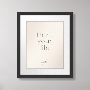 PRINT YOUR FILE: Poster or Framed Poster
