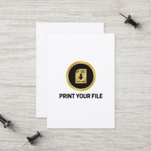 Print your file Trading Card 2.5 x 3.5 inches