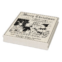 Print Your Own Christmas Cards Rubber Stamp
