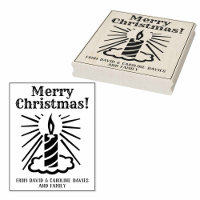 Print Your Own Christmas Cards Rubber Stamp