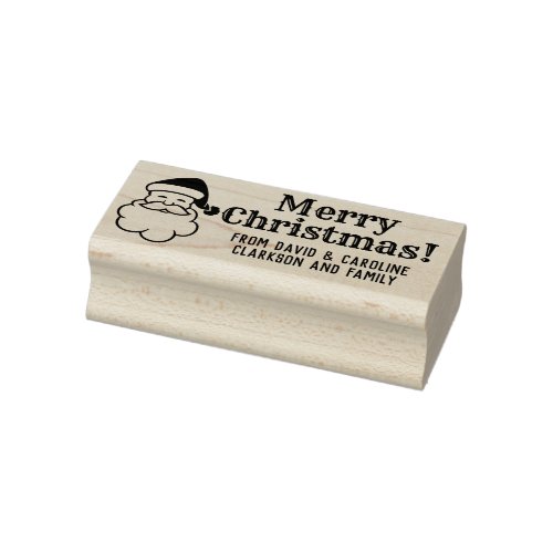 Print Your Own Christmas Gift Tag Message Rubber Stamp