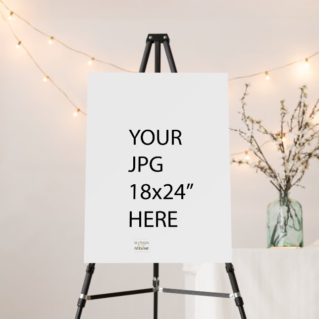 Print your Sign or seating chart 18x24 (In Situ (Stand))