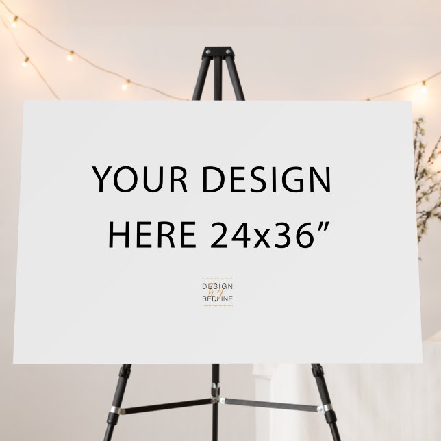 Print your Sign or seating chart 24x36 (In Situ (Stand))