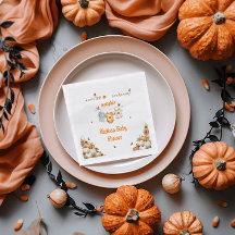 Printable Autumn Sweet Little Pumpkin Baby Shower