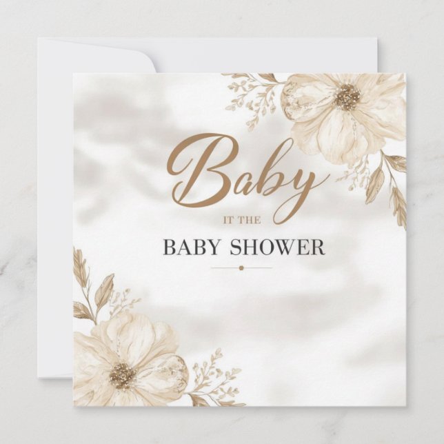 Printable Baby Shower Card (Front)