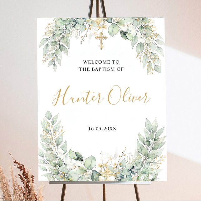 Printable Baptism Welcome Sign Christening Welcome (Creator Uploaded)