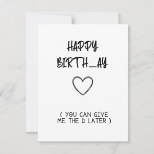 Printable Bday Card for Husband Boyfriend