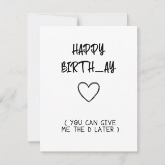 Printable Bday Card for Husband Boyfriend