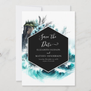 Printable Boho Nautical Wedding  Save The Date