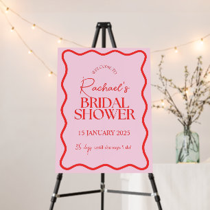 Printable Bridal Shower Welcome Sign, Hens Welcome Foam Board