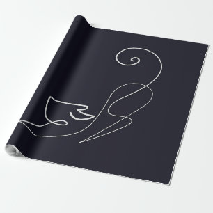 Printable Cat Wrapping Paper Cat Gift Paper