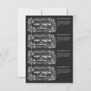 Printable Christmas Homemade Gift Labels Invitation