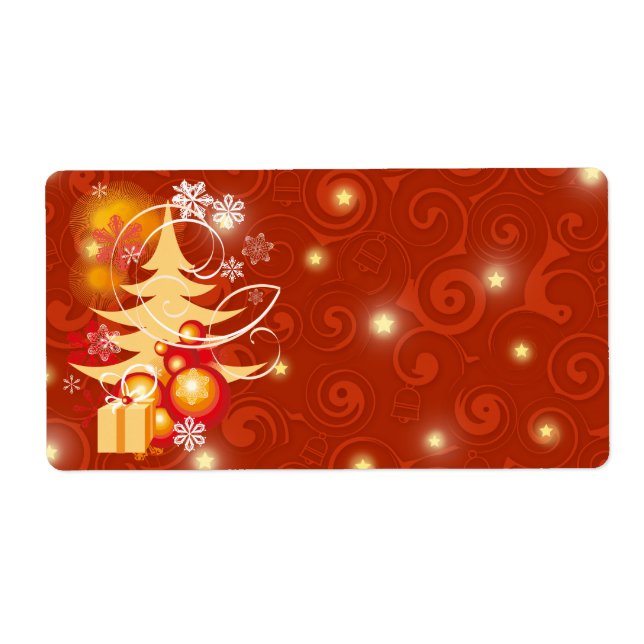 Printable  Christmas present gift labels (Front)