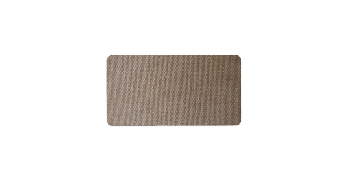 Printable country chic burlap blank address labels | Zazzle
