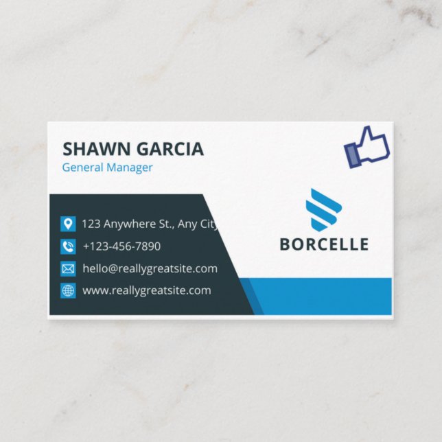 Printable  digital  business  card (Front)