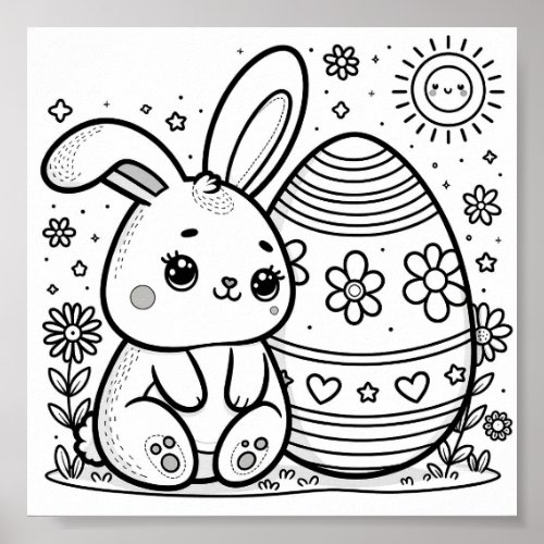 Printable Easter Crafts For Kids Poster