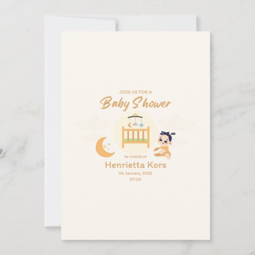 Printable Envelope Cute Baby Shower Card