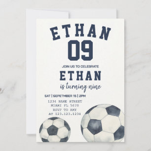 Printable Football Theme Invite