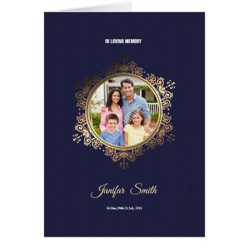 Printable Funeral Program Brochure