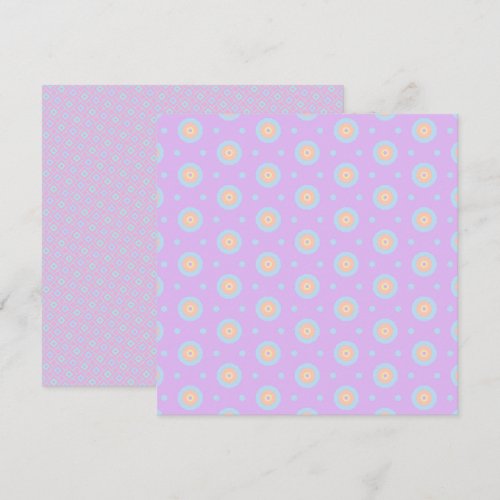 Printable Geometric Pastel Rainbow Patterns Paper Invitation