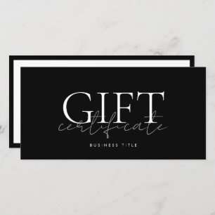 Printable Gift Card Template Easy To Customize