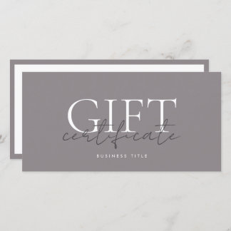 Printable Gift Card Template Easy To Customize