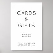 Printable Gifts and Cards Wedding Sign | Zazzle