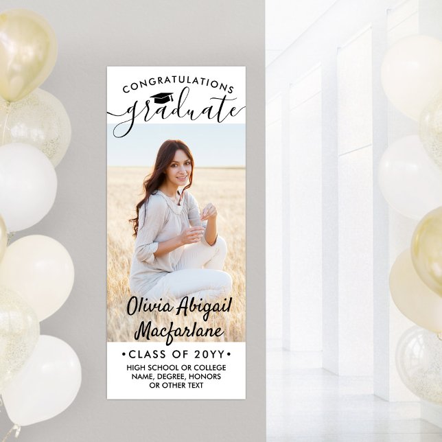 Printable Graduation Congrats Large Vertical Photo Poster (Creator Uploaded)