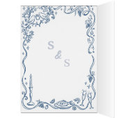 Printable Hand‑Drawn Wedding Invitation (Inside (Left))