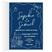 Printable Hand‑Drawn Wedding Invitation (Inside (Right))
