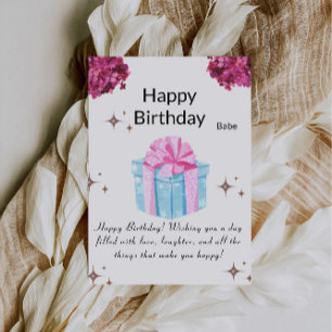 Printable Happy Birthday Card