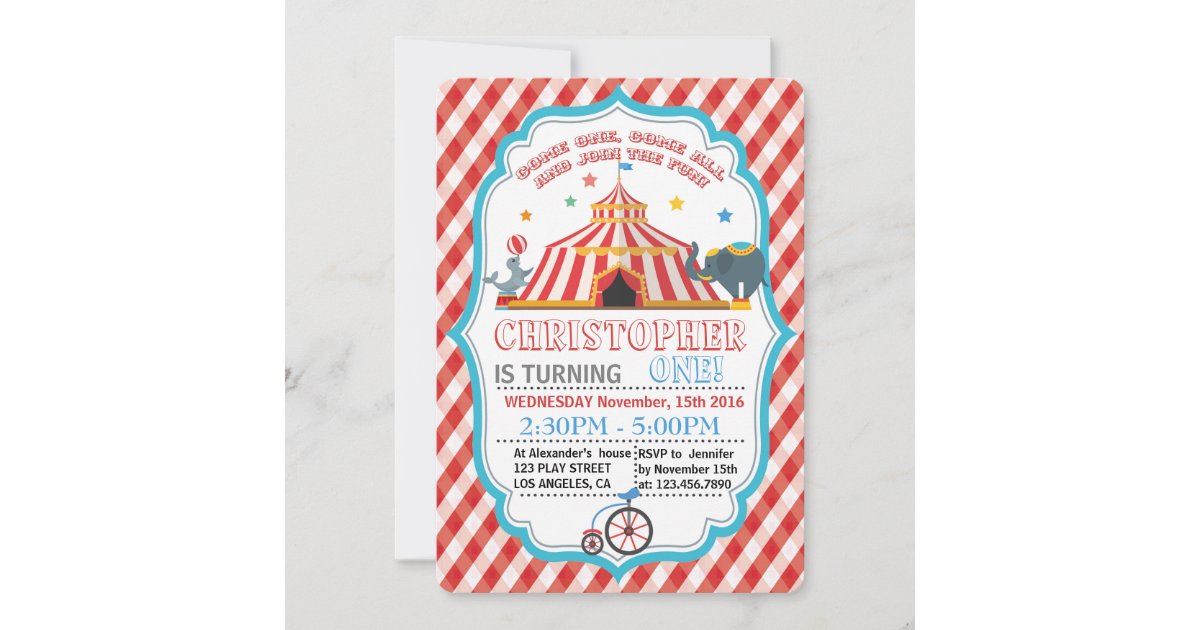 Printable kids party invitations collection | Zazzle