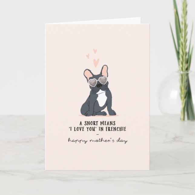Printable Mother's Day Card | Dog Mom (Front)