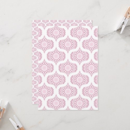 Printable Rose Confetti Lace Retro Scrapbook Paper Invitation