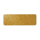 Printable shiny gold glitter blank address labels