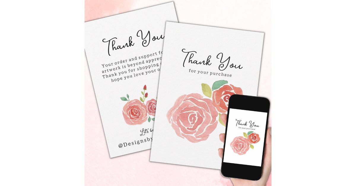 printable-small-business-custom-logo-thank-you-card-zazzle