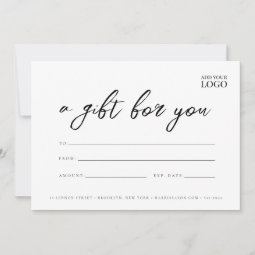 Printable Small Business Gift Certificate Template | Zazzle