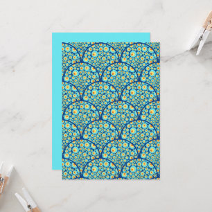 Printable Starry Night On Sea Deco Scrapbook Paper Invitation
