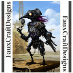 Printable Steampunk Mechanical Raven 114 Poster<br><div class="desc">🖤 Introducing my striking steampunk crow design, set in a desolate wasteland. This mechanical crow, adorned with intricate gears and metalwork, captures the essence of steampunk with its blend of the natural and industrial. Perfect for decoupage, crafts, and adding a touch of steampunk intrigue to your creative projects. Each of...</div>