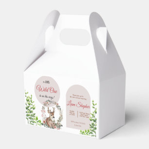 Printable Sweet Baby Deer Wildflowers Forest Vibe Favor Boxes