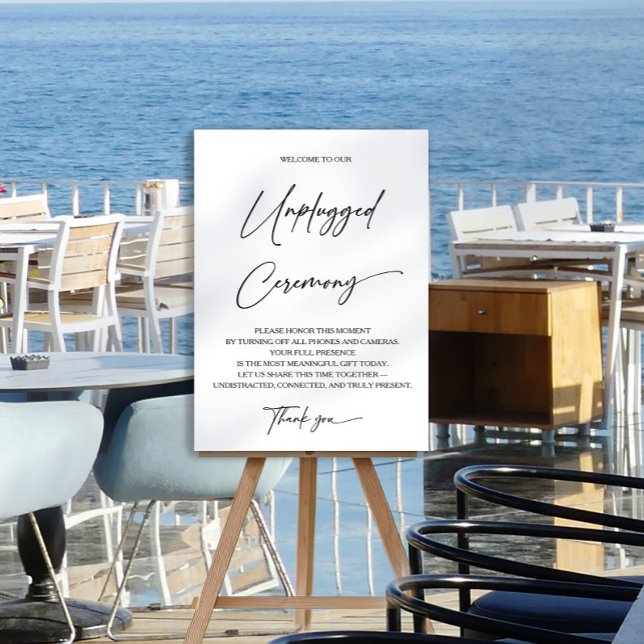 Printable Unplugged Ceremony Sign (Creator Uploaded)