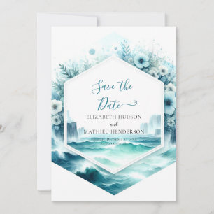 Printable Whimsical Nautical Wedding  Save The Date