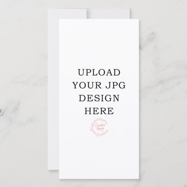 Printed 4" x 8" Wedding Programs (Front)