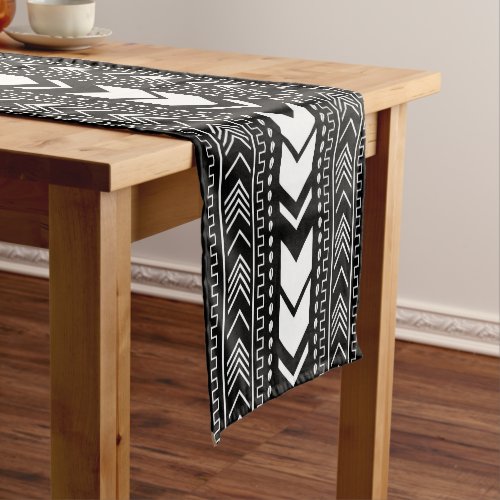 Printed African Bogolan Cloth Table Runner