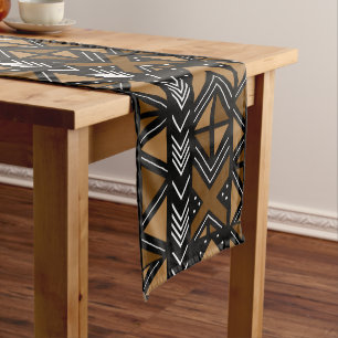 Printed African Bogolan Table Runner