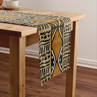 Printed African Bogolan Table Runner