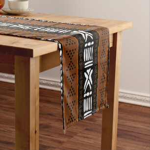 Printed African Bogolan Table Runner