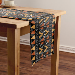 Printed African Bogolan Table Runner