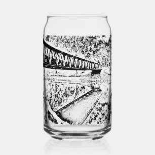 Printed can glass