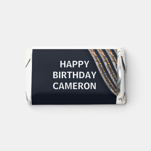 PRINTED CANDY WRAPPERS Chocolate Kiss Stickers Hershey's Miniatures (Front)